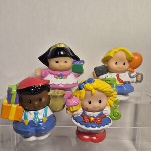 Fisher Price Little People Eddie, Michael & Maggie Birthday Party Figures